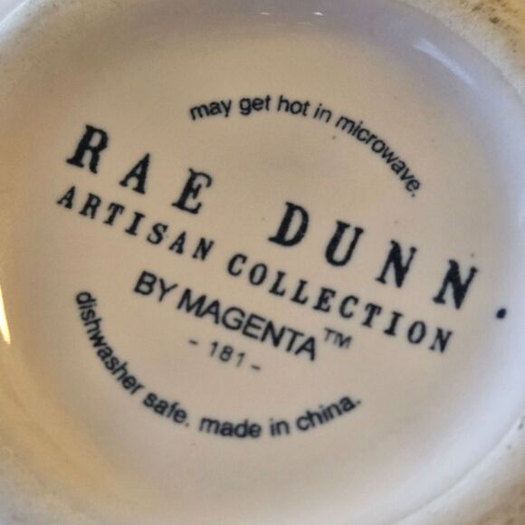 Rae Dunn By Magenta Ceramic Soy Sauce Pitcher W Handle Cream Milk Syrup Pourer - Picture 7 of 7